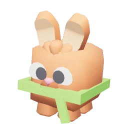 bunny, mint scarf