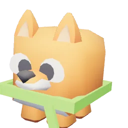 fox, mint scarf