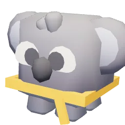 koala, saffron scarf